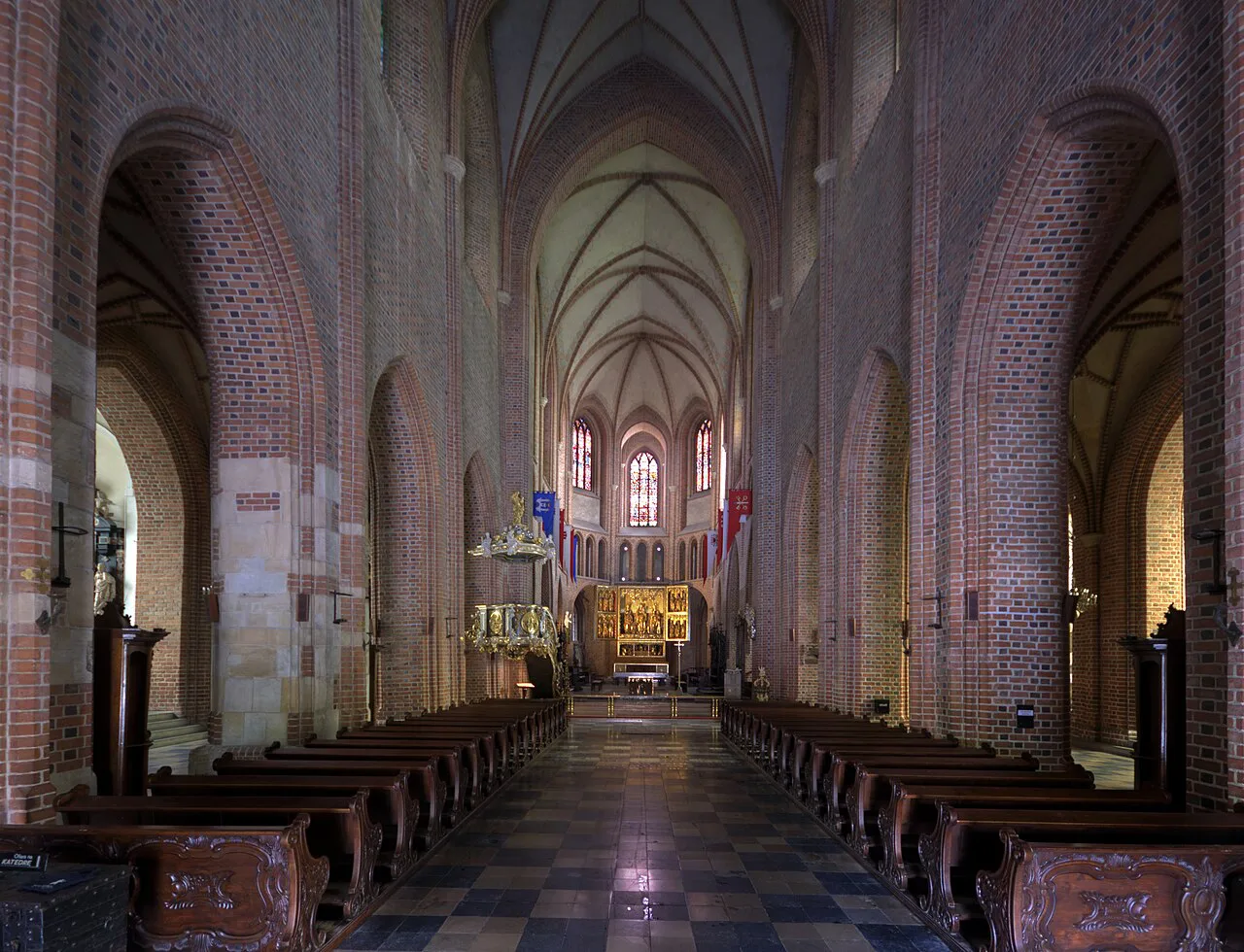 The central nave of Poznań Cathedral.