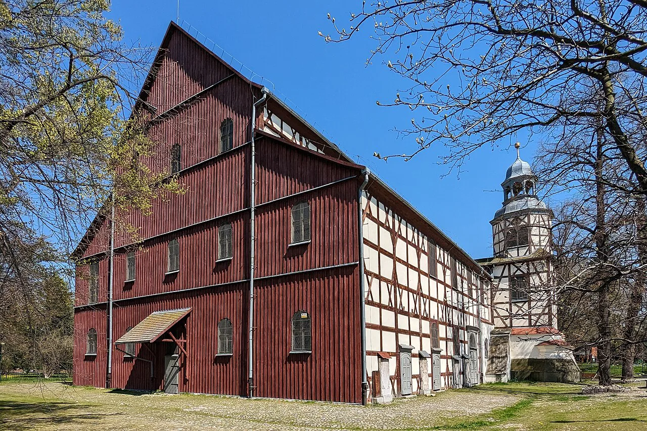 The half-timbered Church of Peace in Jawor.