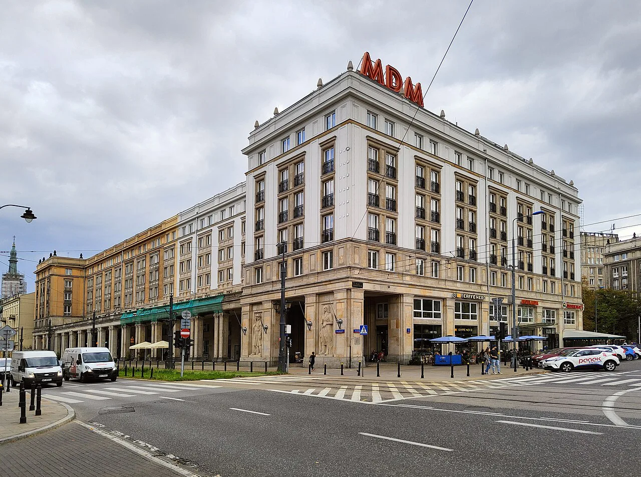 Hotel MDM on Konstytucji Square in Warsaw.
