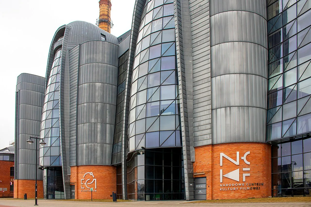 The National Centre for Film Culture building at EC1 in Łódź.