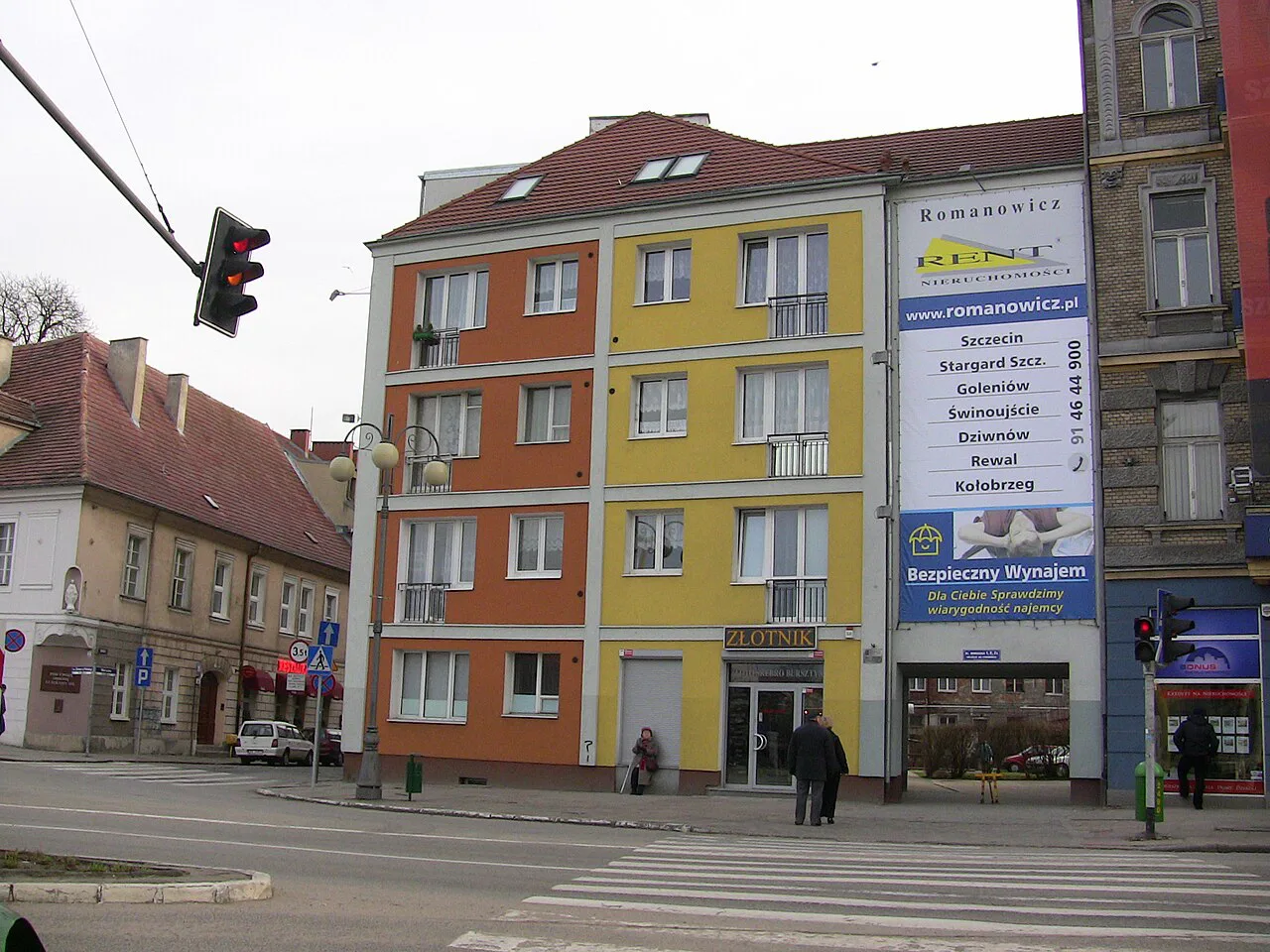 Plac Żołnierza Polskiego in central Szczecin.