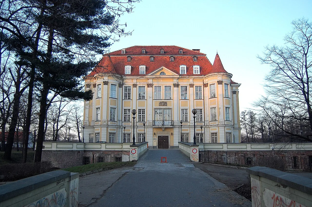 Leśnica Castle in Wrocław's western Leśnica district
