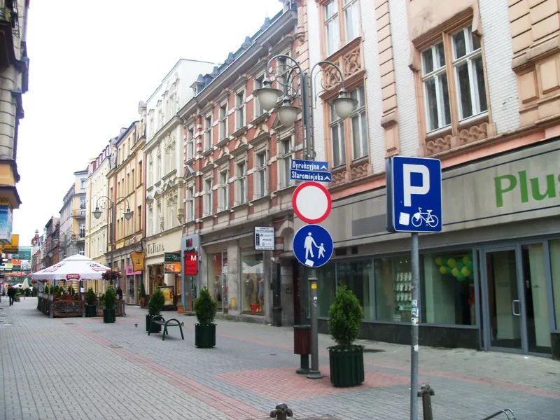 Staromiejska Street in central Katowice.