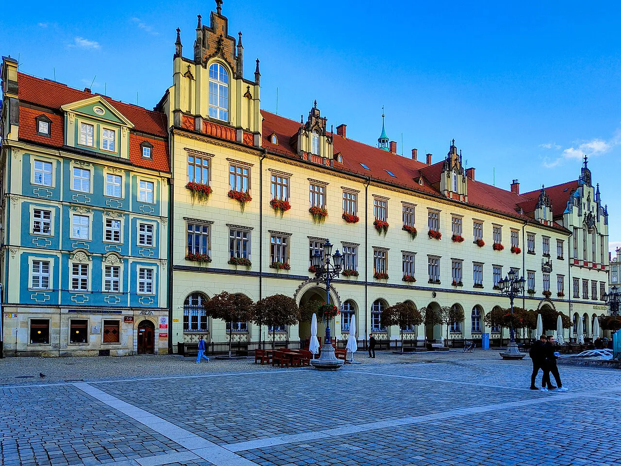 The New Town Hall on the Market Square in Wrocław.