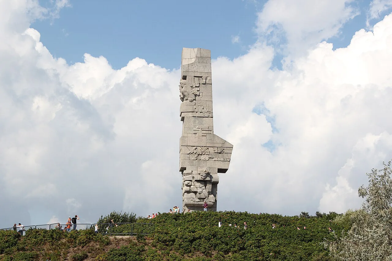 The Westerplatte Monument in Gdańsk.