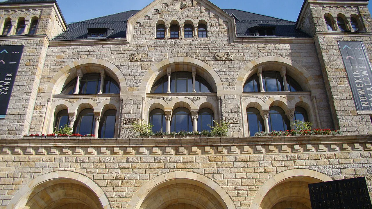 The facade of the Imperial Castle in Poznań.