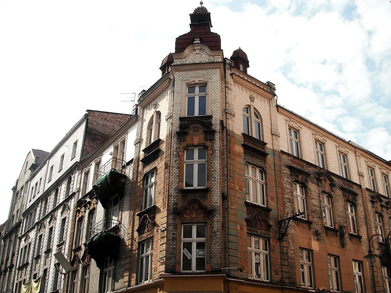 A historic tenement on Staromiejska Street in Katowice.
