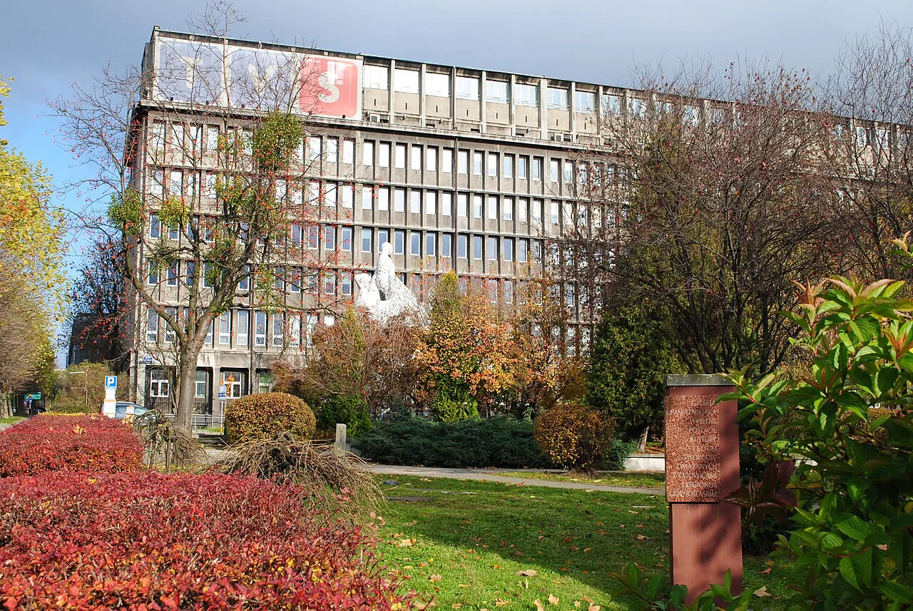 An office building on Plac Grunwaldzki in Koszutka, Katowice.
