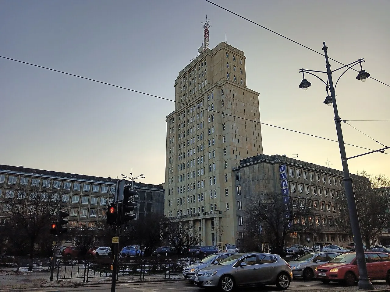 The Textile Headquarters skyscraper on Sienkiewicza Street in Łódź.