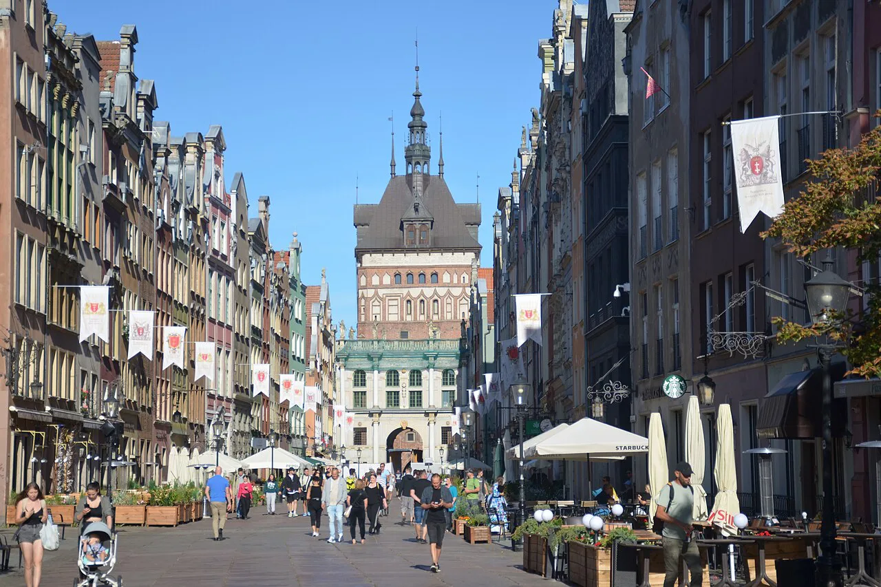 Long Market in Gdańsk's Main Town.