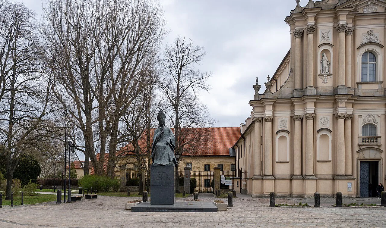Jan Twardowski Square in Warsaw.