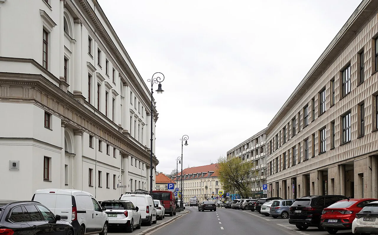 Moliera Street in central Warsaw.