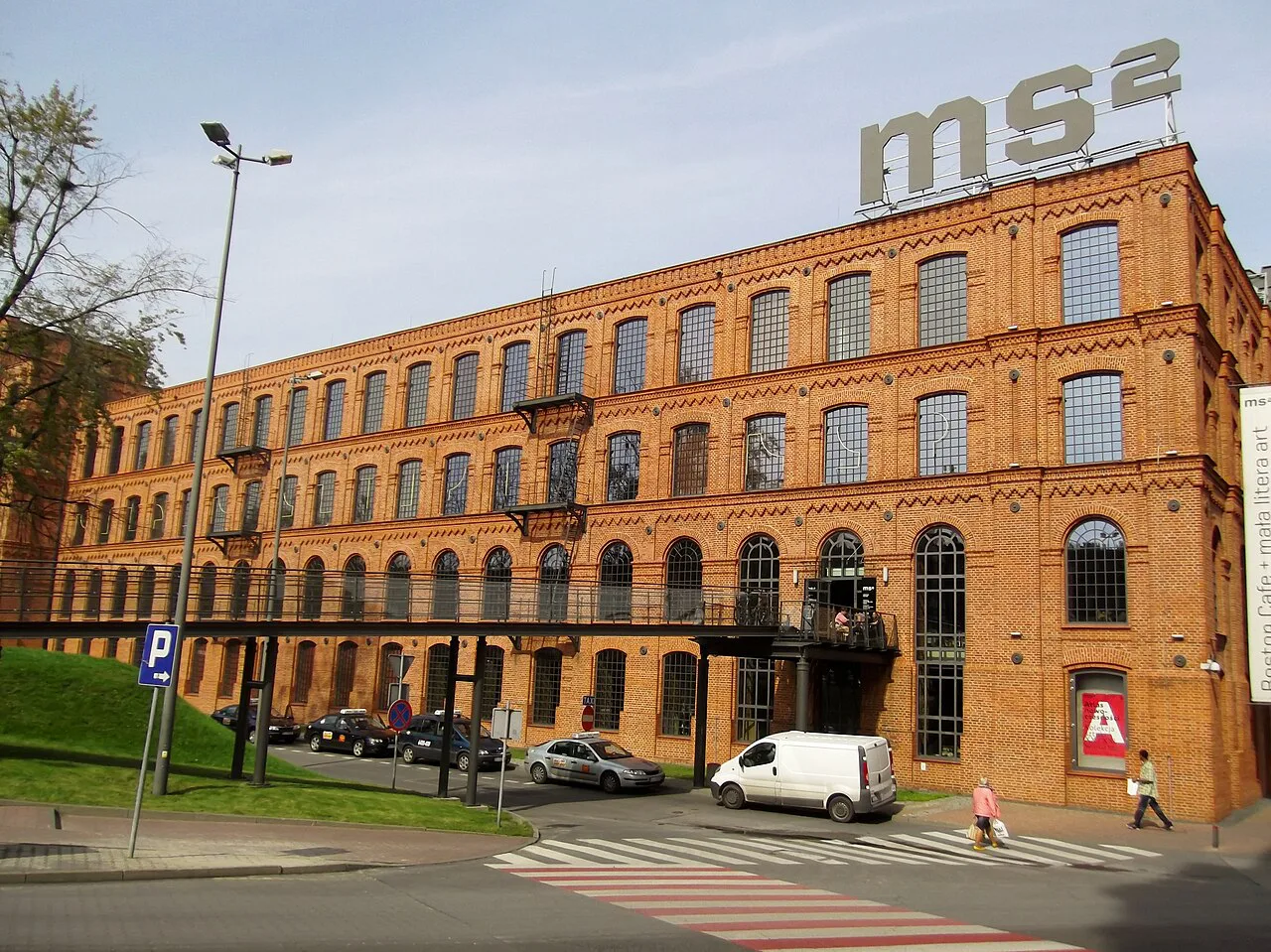 The ms² art museum in Łódź, in a converted 1895 weaving mill.