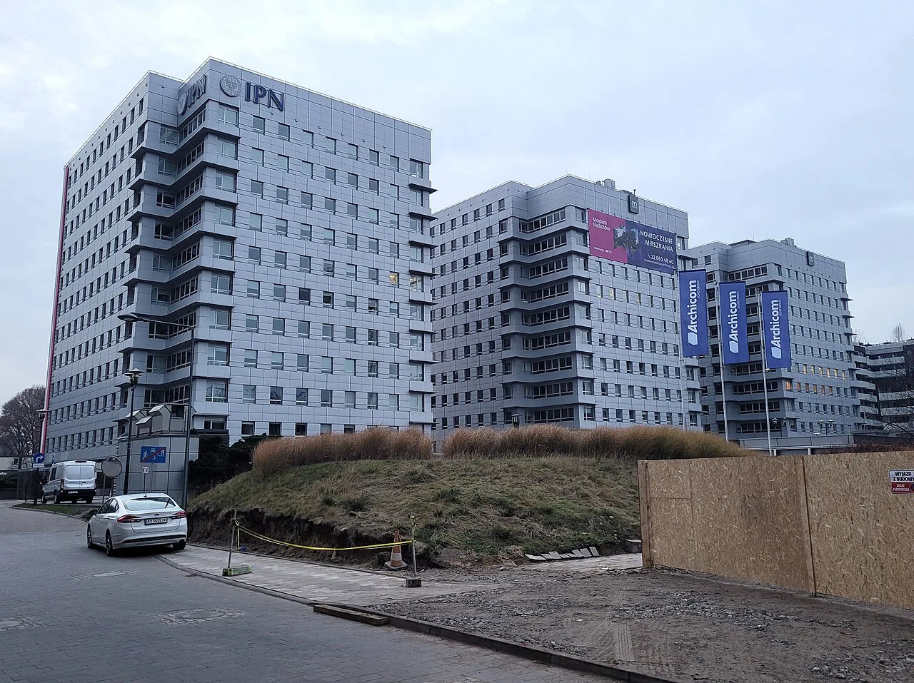 Office buildings in Mokotów, Warsaw.