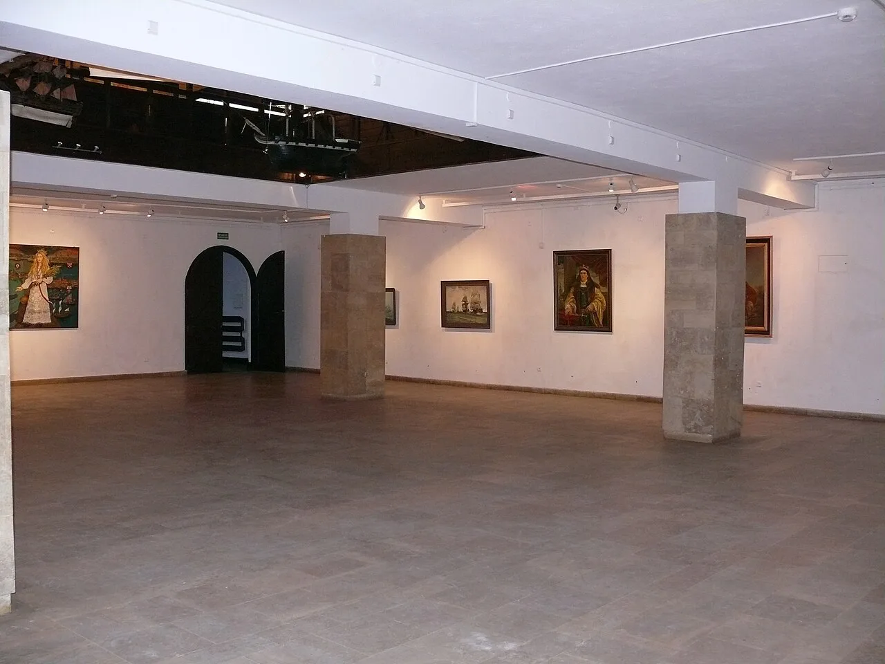 An exhibition hall in the National Maritime Museum in Gdańsk.
