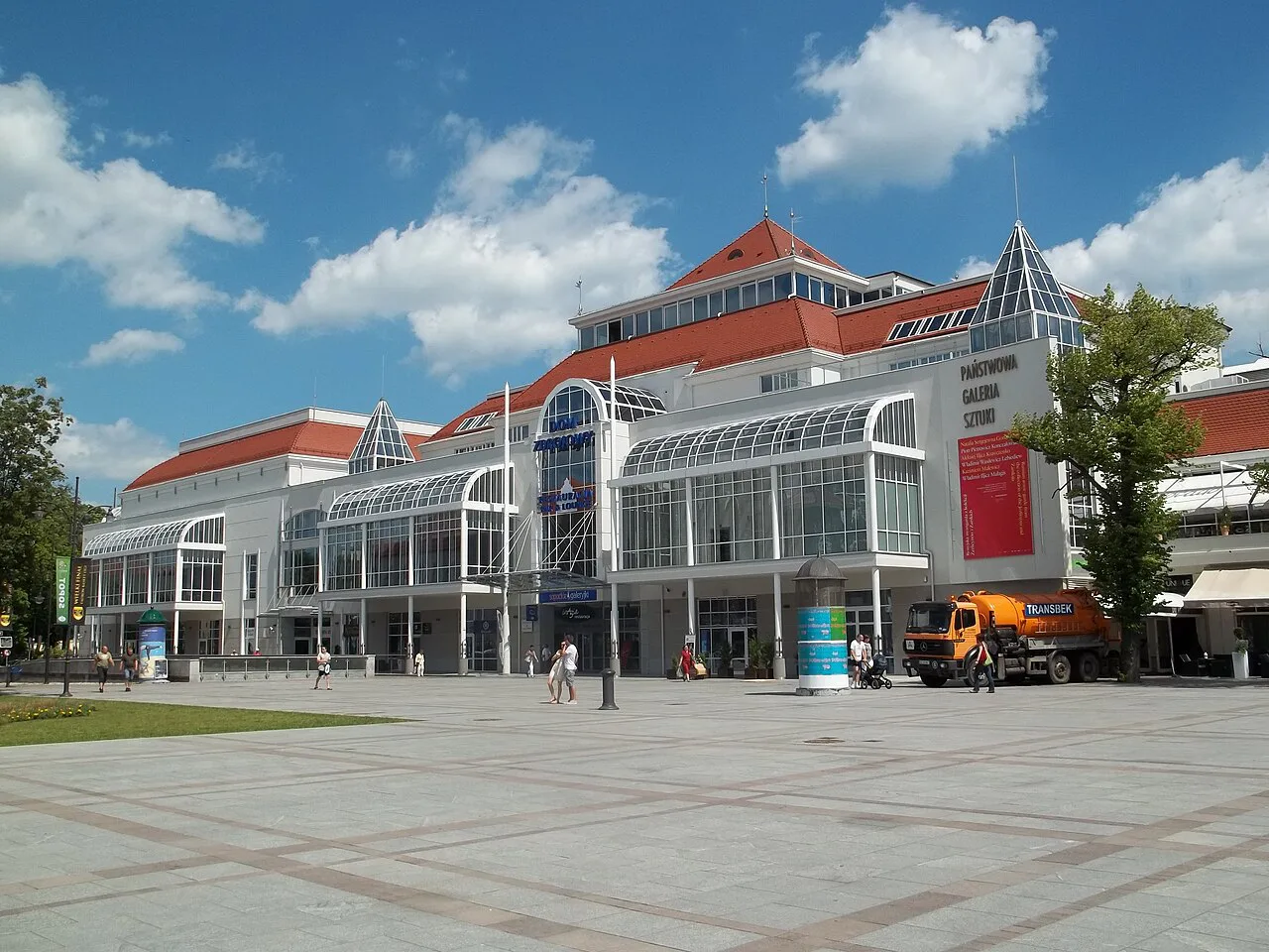 The State Art Gallery in the Dom Zdrojowy building in Sopot.