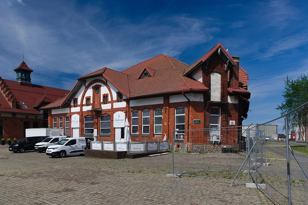 A former calf shed on Gryfitów Square in Szczecin, now an events centre.