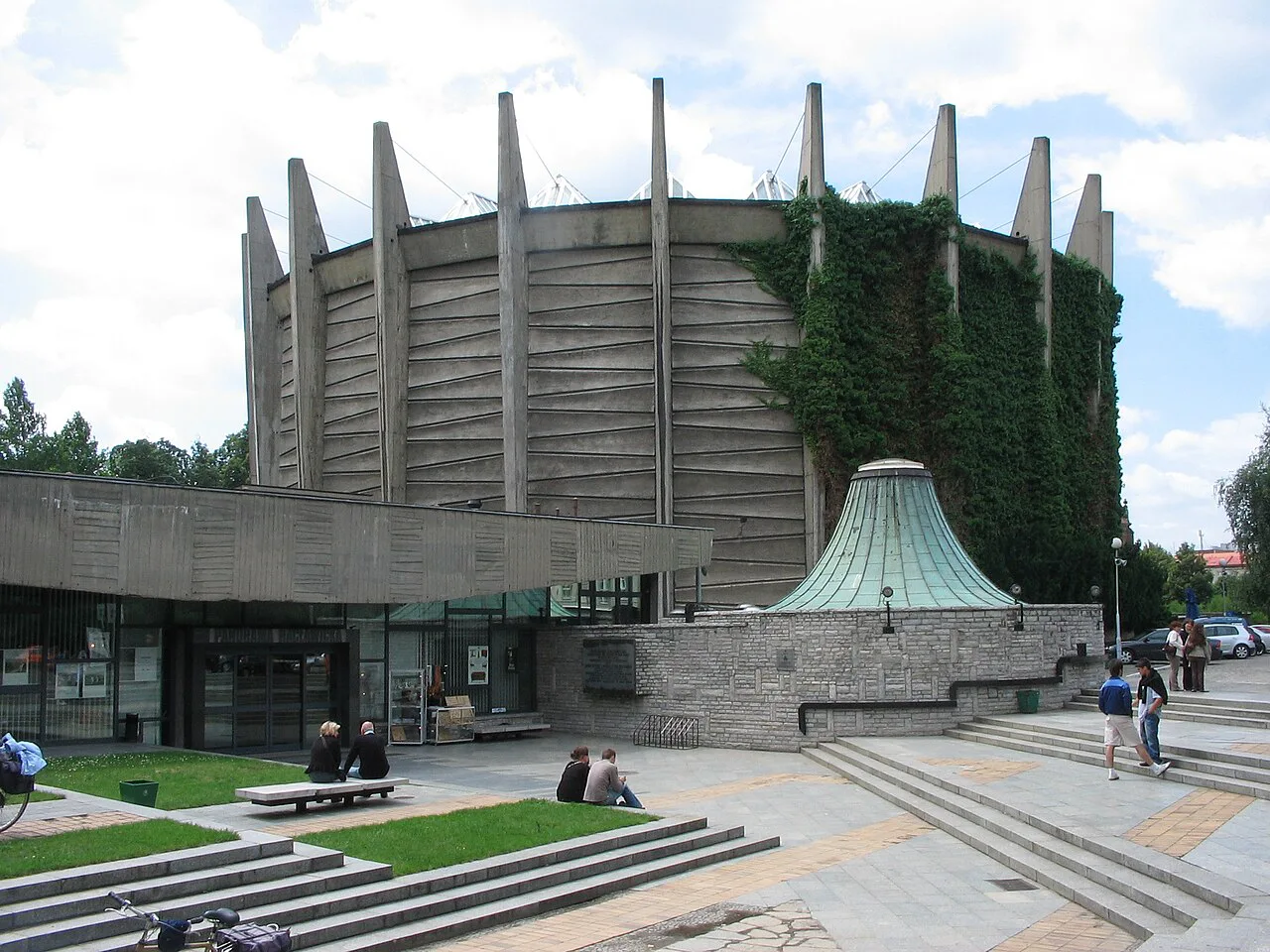 The rotunda of the Racławice Panorama in Wrocław.