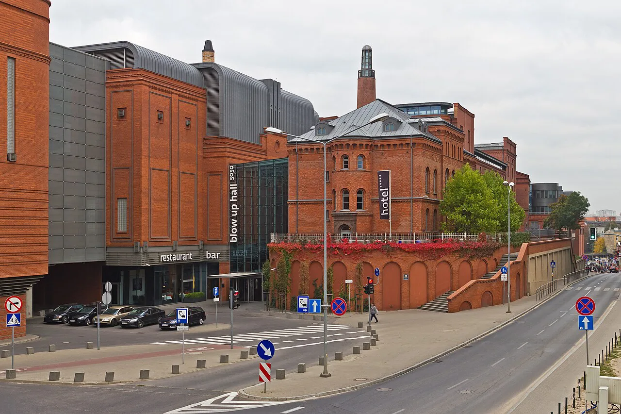 The Stary Browar shopping centre in a former brewery in Poznań.