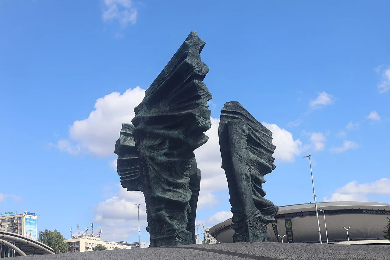 The Silesian Insurgents' Monument in Katowice.