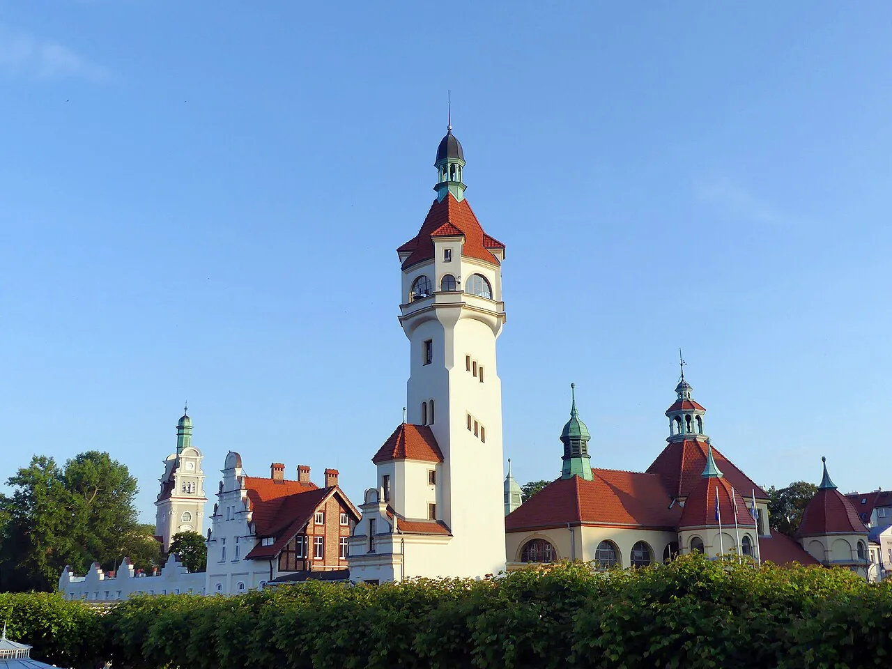 The lighthouse on Plac Zdrojowy in Sopot.