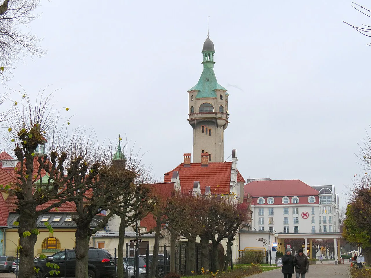 The lighthouse on Wojska Polskiego Avenue in Sopot.