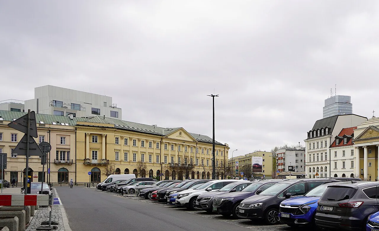 Theatre Square in Warsaw.