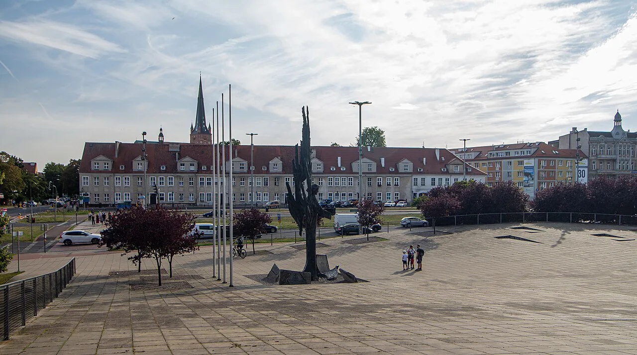 Solidarity Square in Szczecin.