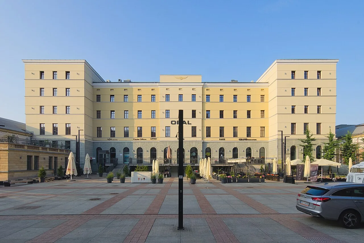A building on Dworcowa Street in Katowice.