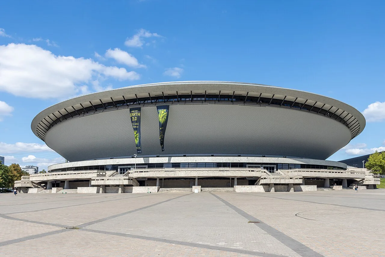 The Spodek arena in Katowice.