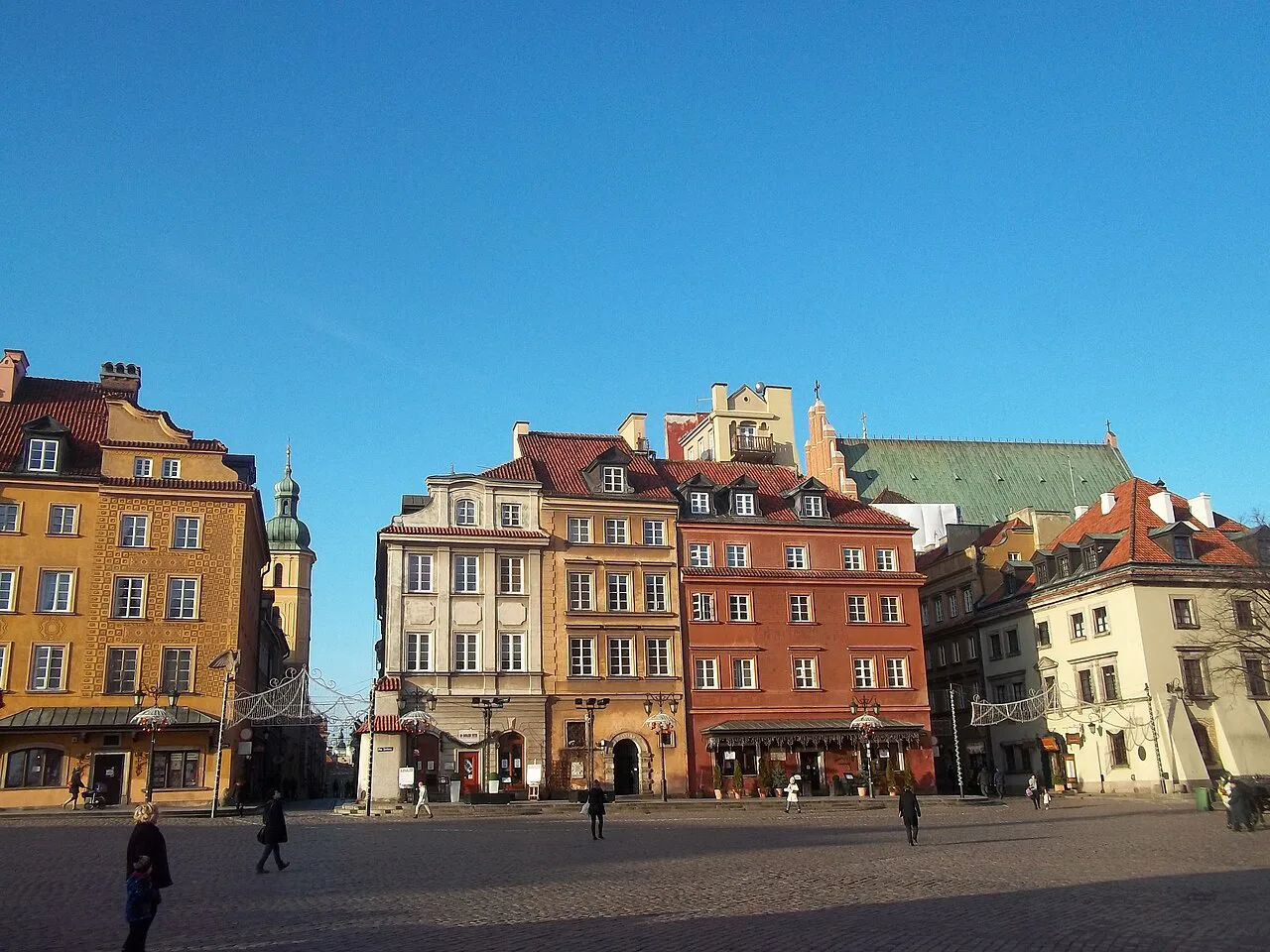 Townhouses on Castle Square in Warsaw.