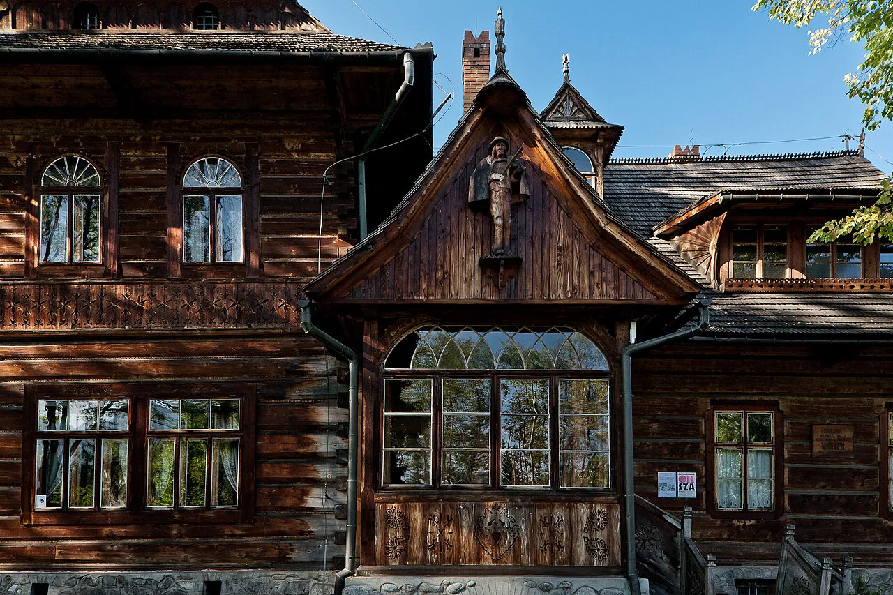 The wooden Villa Koliba in Zakopane.