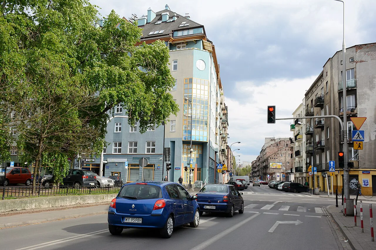 A street in Warsaw's Praga district.