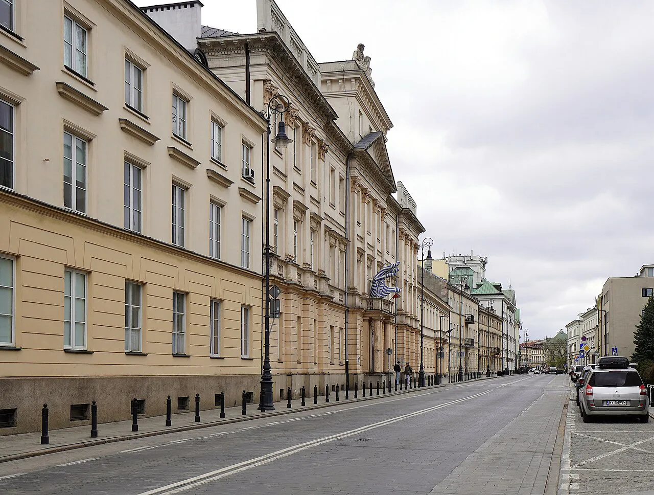 Miodowa Street in Warsaw.