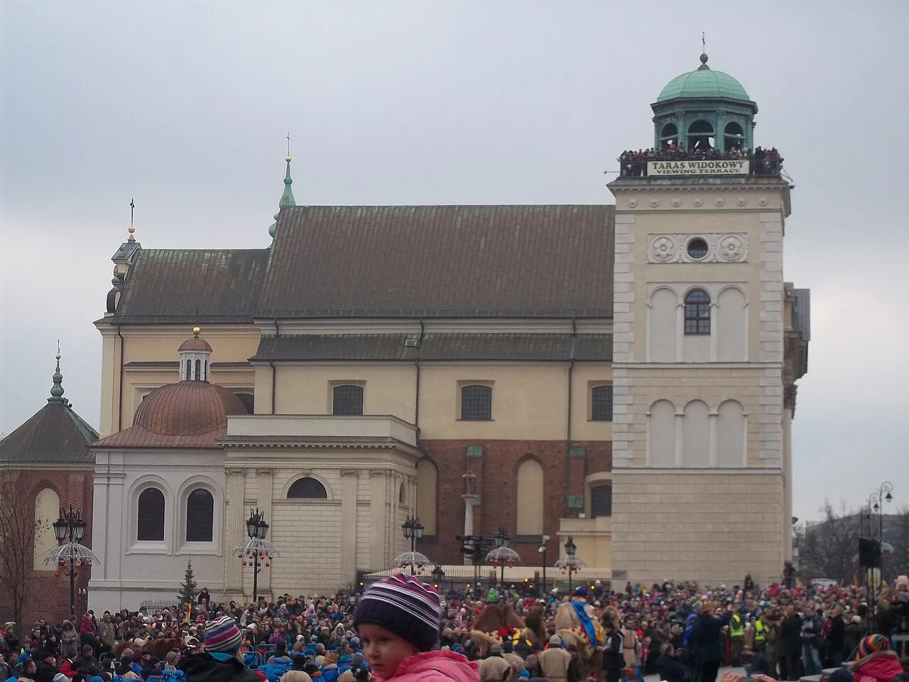 Epiphany celebrations on Castle Square in Warsaw.