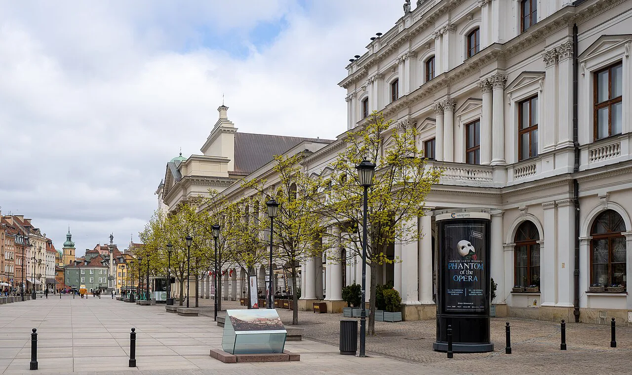 Krakowskie Przedmieście street in Warsaw.