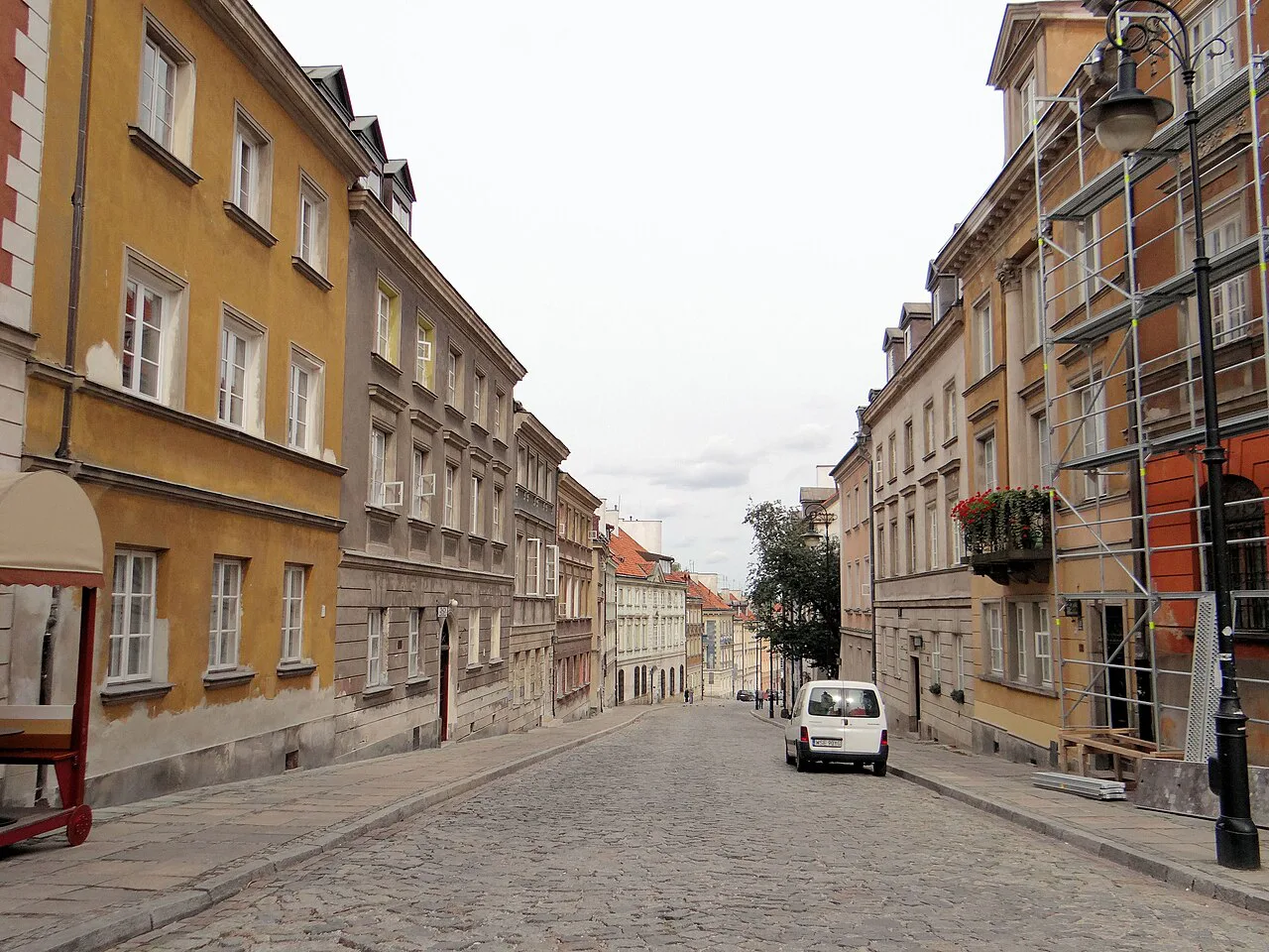 Mostowa Street in Warsaw.