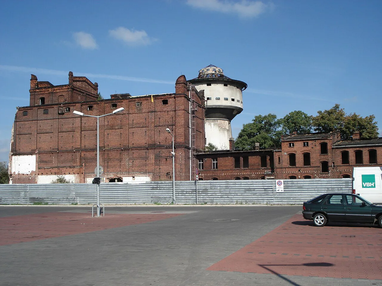 Remains of industrial buildings in Wilda, Poznań.