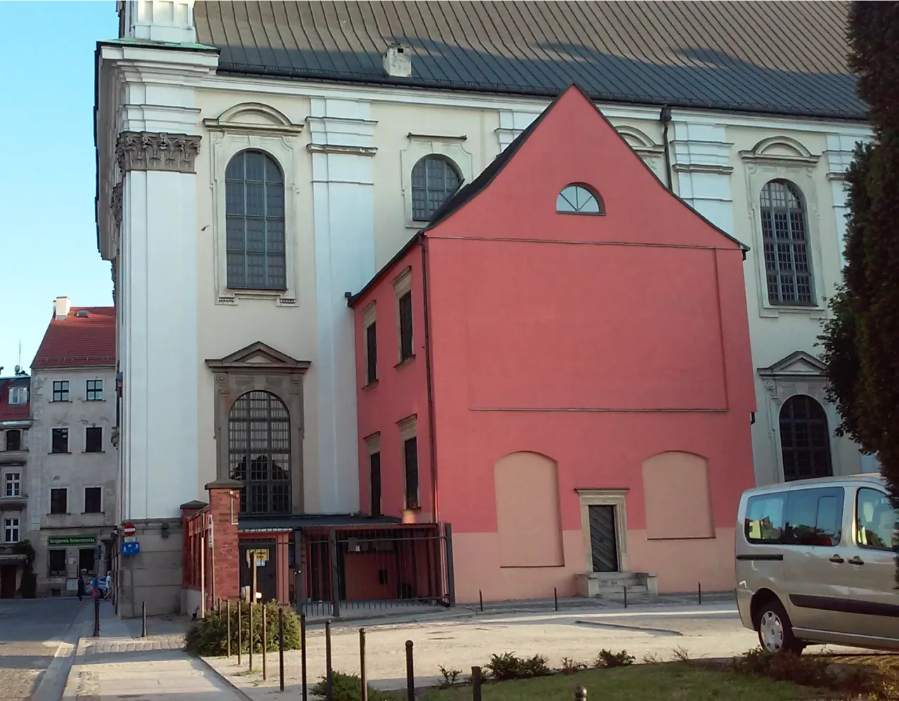 Sacristy of the University Church in Wrocław, a surviving part of the former castle.