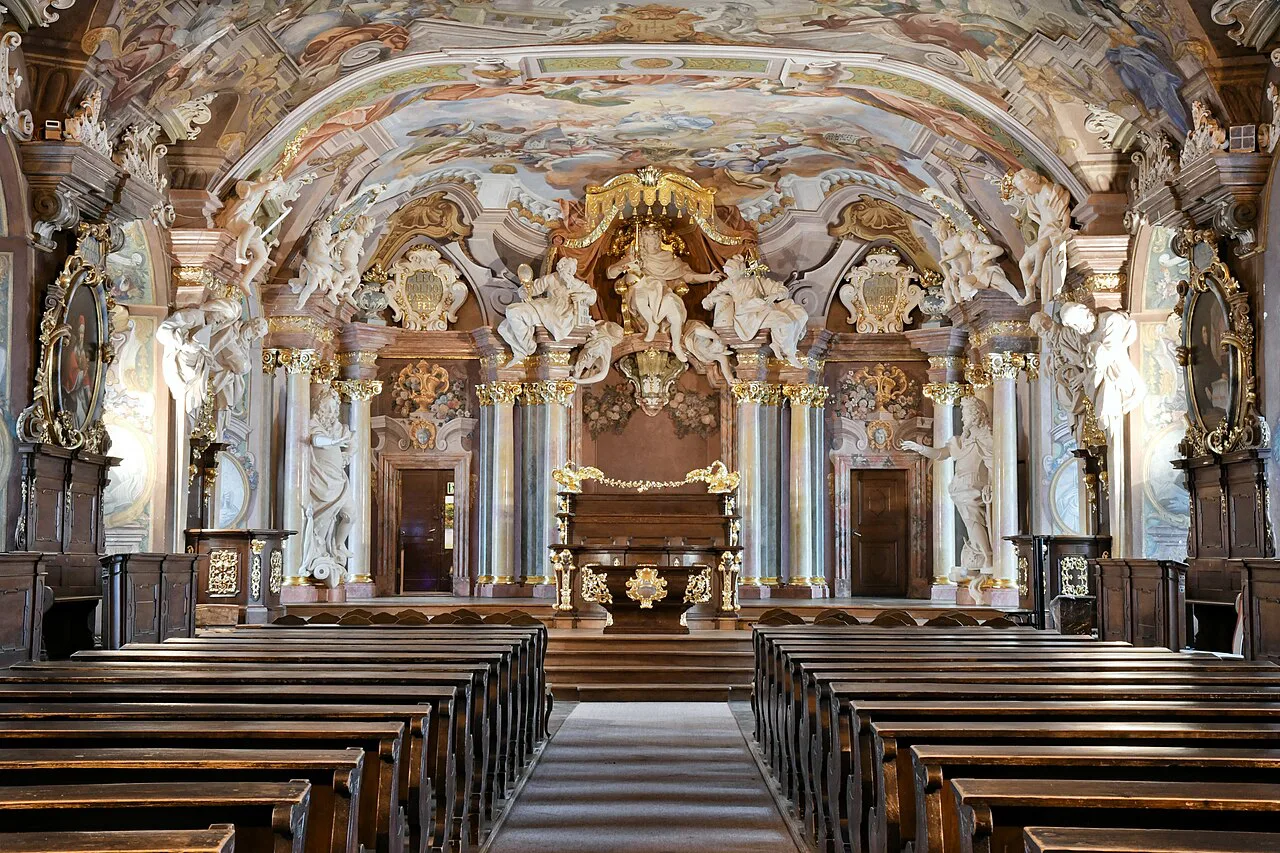 The Baroque Aula Leopoldina at the University of Wrocław.
