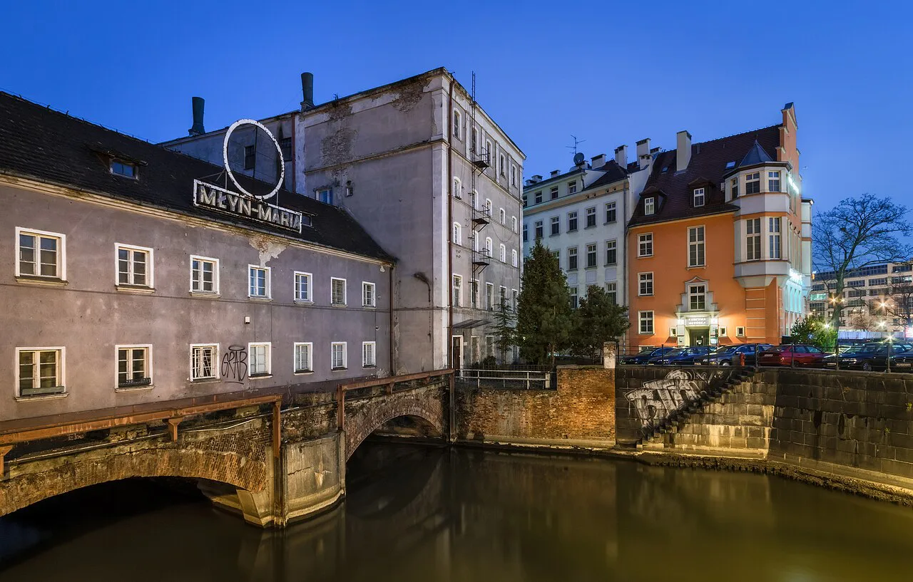 St Clare's Mills on the Oder in Wrocław.