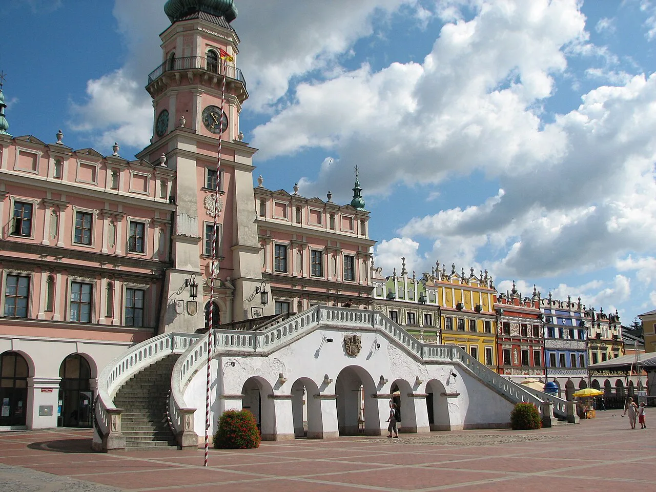 The Town Hall on the Great Market Square in Zamość.